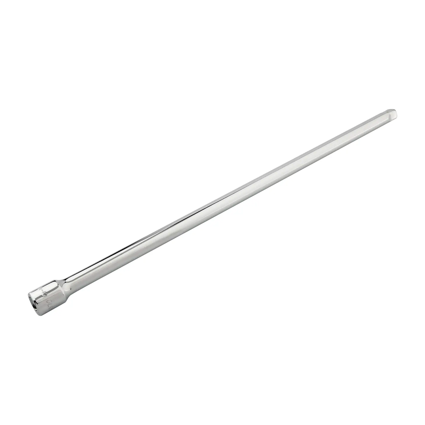 Barra de extensão para soquete cromada STANLEY 4-86-372, ferramenta manual, vista lateral em fundo branco.