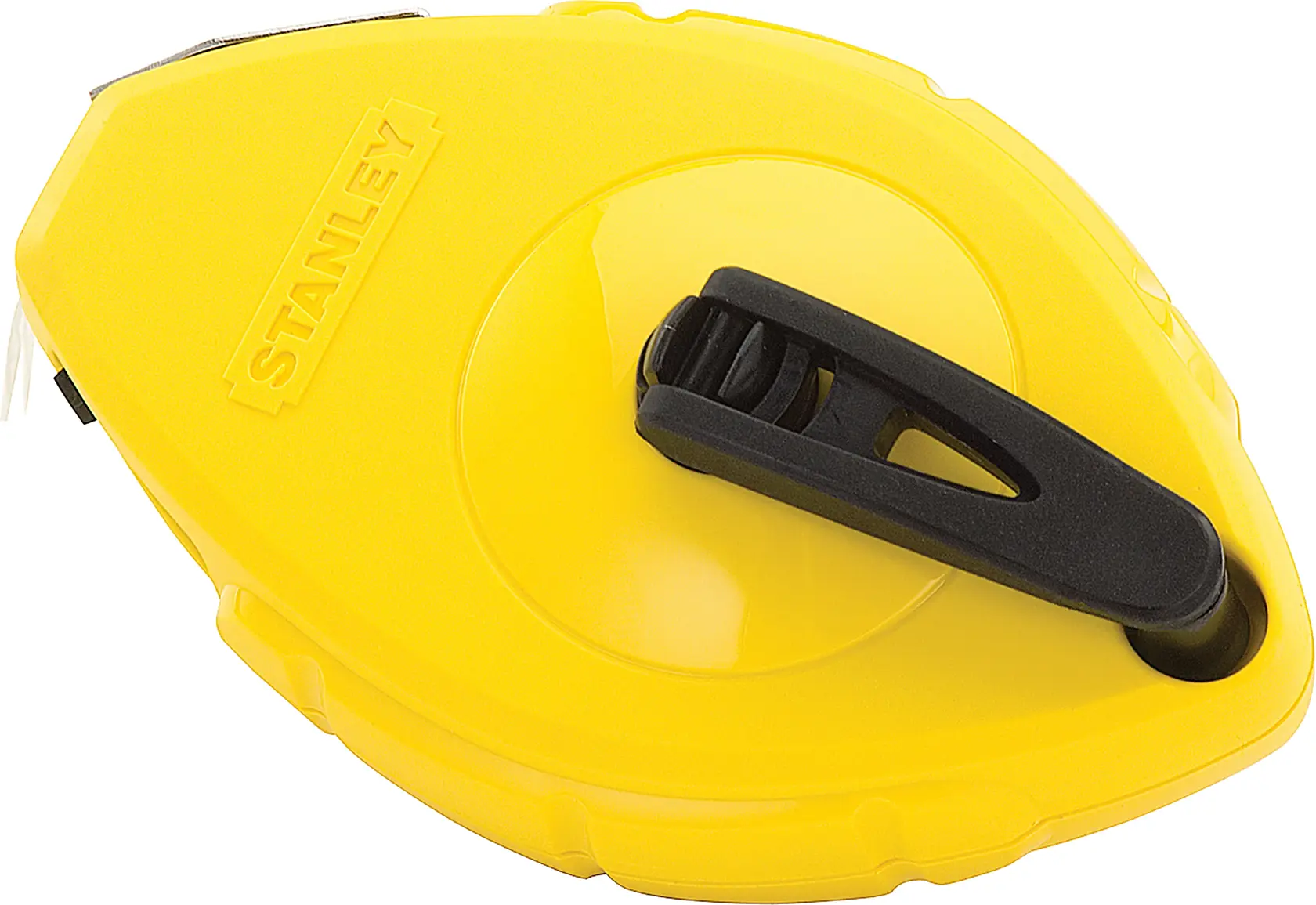 STANLEY 47-440 carretel de linha de giz amarelo com manivela preta, foto do produto em fundo branco.