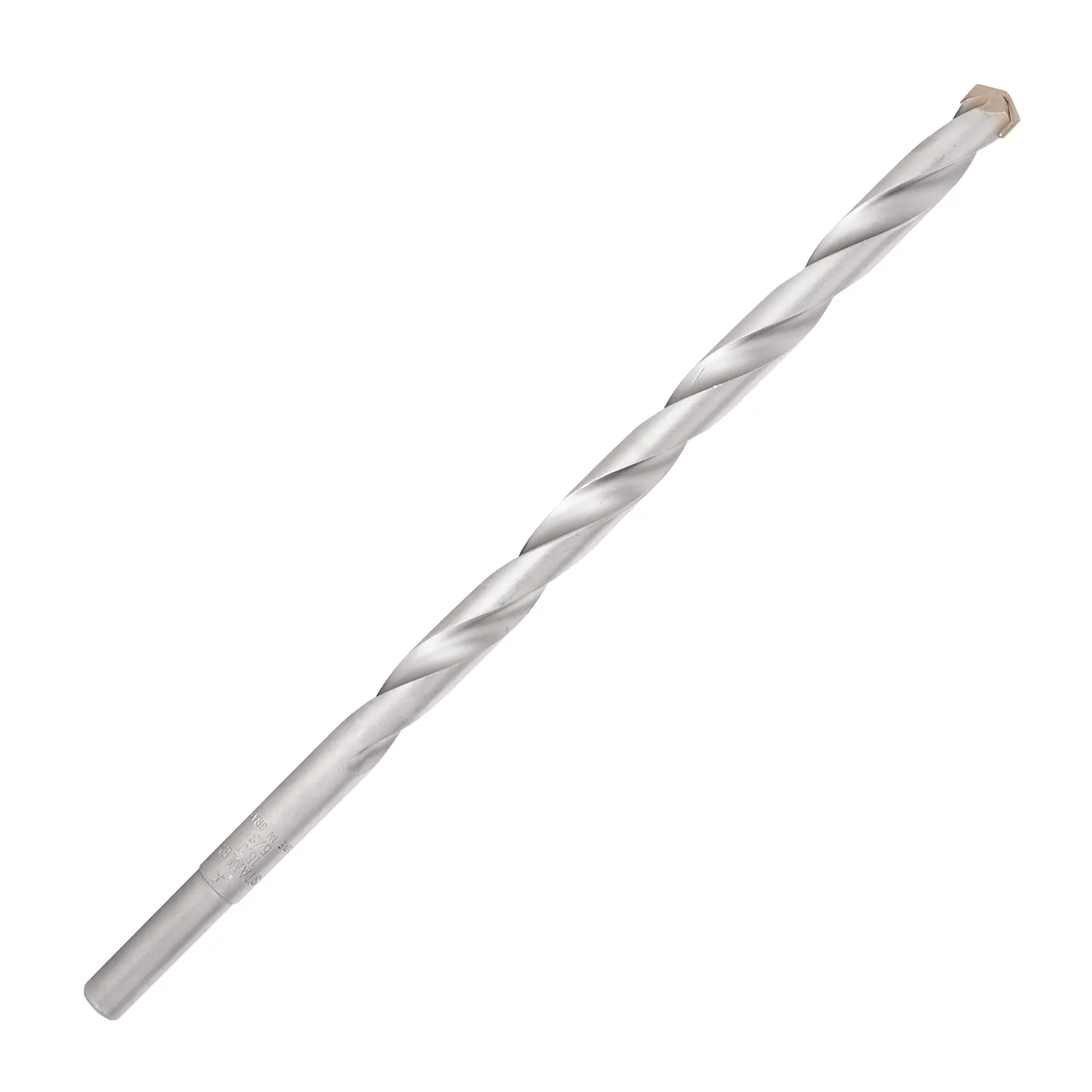 STANLEY STA56160C broca para alvenaria, cor prata, foto lateral em fundo branco.